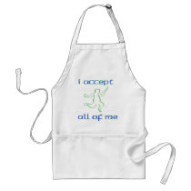 I accept all of me 2 apron