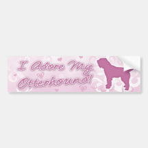 I Adore my Otterhound Bumper Sticker