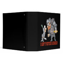 I Aint Never Scared Vinyl Binders
