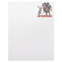 I Aint Never Scared Letterhead Design