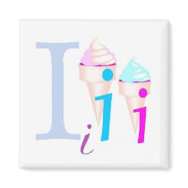 I - Alphabet Magnet by elenaind I - Alphabet Magnet