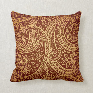 paisley throw pillow burgundy pillows comeback knew always would gold