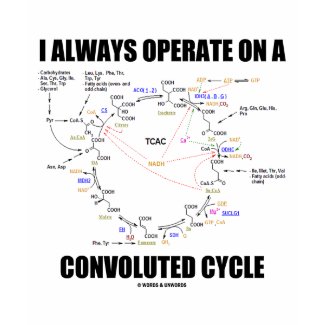 I Always Operate On A Convoluted Cycle (Krebs) shirt
