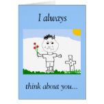 I always, think about you... card