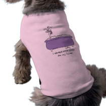 I Always Wear Purple Doggie T-shirt