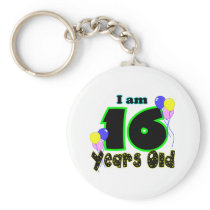 I Am 16 Years Old Key Chain