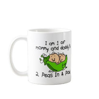 (0 votes) Thanks for rating this product!You have already rated this product!I Am 1 Of Mommy & Daddy's 2 Peas In A Pod Coffee Mugsby LifesInk