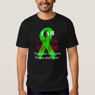 I am 1 of the 300,000 Lyme Disease Mens Tshirt