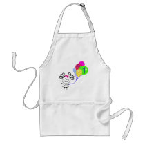 I am 1 Stick Figure aprons