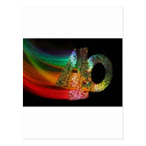I am 40 postcards