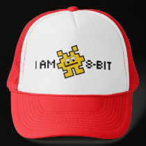 I Am 8-Bit hats
