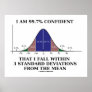 I Am 99.7% Confident Fall Within 3 Std Deviations Print