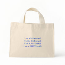 I am a Bridesmaid Striped Bag bags