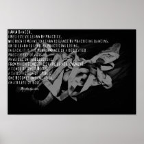 I am a dancer poster