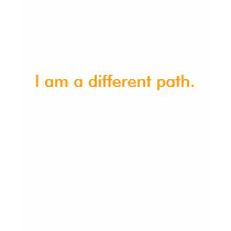 I am a different path. t-shirts by ethiopianorphanrelie I am a different path. t-shirts