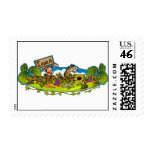 I Am A Farmaholic Postage Stamp