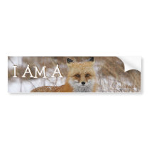 I Am A Fox Bumper Sticker
