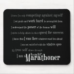 I Am a Half Marathoner Mouse Pad