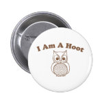 I Am A Hoot Pins