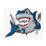 I Am A Hungry Shark Post Card