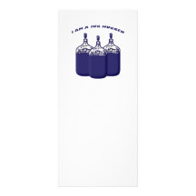 I Am A Jug Hugger Custom Rack Cards