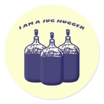 I Am A Jug Hugger Stickers