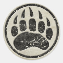 I am a MAMA GRIZZLY Round Stickers