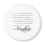 I am a Marathoner - Script Magnets