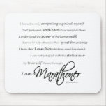 I am a Marathoner - Script Mouse Pads