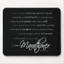I am a Marathoner - Script Mouse Pad