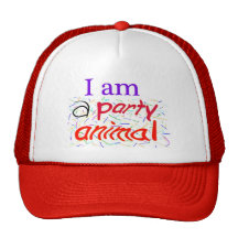 I-am-a-Party-Animal Mesh Hats