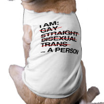I AM A PERSON DOGGIE SHIRT