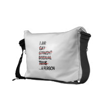 I AM A PERSON COMMUTER BAG