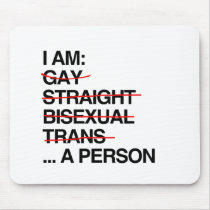 I AM A PERSON MOUSE PAD