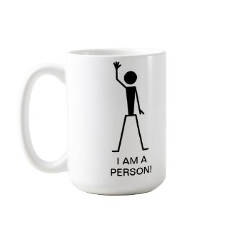 I am a Person Mugs mug