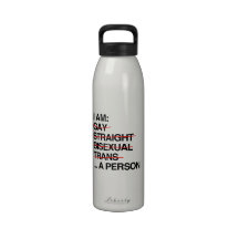 I AM A PERSON WATER BOTTLE