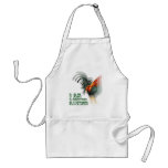 I Am A Rooster Illusion aprons