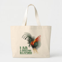 I Am A Rooster Illusion Bags