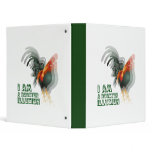 I Am A Rooster Illusion binders