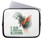 I Am A Rooster Illusion laptop sleeves