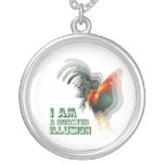 I Am A Rooster Illusion necklaces