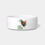 I Am A Rooster Illusion pet bowls