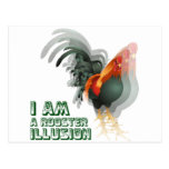 I Am A Rooster Illusion postcards