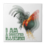 I Am A Rooster Illusion tiles