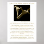 I Am A Social Worker, These Are My Hands ! Posters