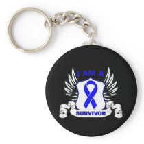 I am a Survivor - Anal Cancer Key Chain