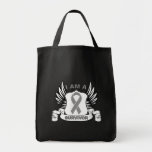 I am a Survivor - Brain Cancer bags