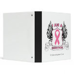 I am a Survivor - Breast Cancer Vinyl Binder