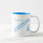I am a Survivor - Light Blue Ribbon Mug