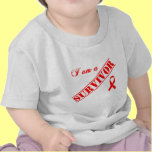 I am a Survivor - Red Ribbon Tshirt